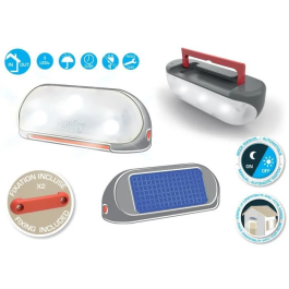 Smoby Lámpara Solar Nomad para Casas Smoby - Luz Nómada con Panel Solar