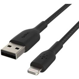 Belkin CAA002BT2MBK Cable Conector Lightning a USB A, 2 m, Negro