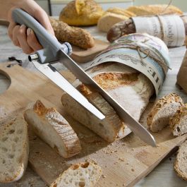 Cuchillo de Pan con Guía de Corte Regulable Kutway InnovaGoods Cuchillo de Pan con Guía de Corte Regulable Kutway InnovaGoods