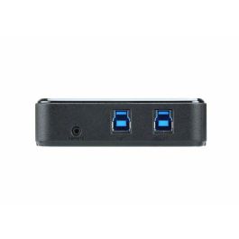 Aten US3324 Hub USB 3.1 Gen1 de 2 puertos con 4 puertos USB-A, selector remoto y velocidad de 5Gbps