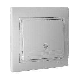Solera Pulsador de timbre + marco Europa 16A 250V Blanco erp03u Precio: 4.99000007. SKU: S7906888