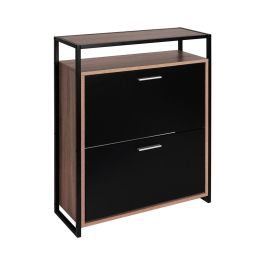 Versa Zapatero 2 Cajones 23.5x63.2x85 cm Madera MDF y Metal Versa Zapatero 2 Cajones 23.5x63.2x85 cm Madera MDF y Metal Precio: 77.50000027. SKU: B19LP3C498
