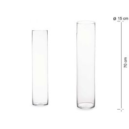 Giftdecor Jarron Cristal Cilindro Transparente 15 cm Diámetro x 70 cm Alto Precio: 9.99387521. SKU: B192PVRFCA