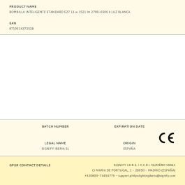 Philips Bombilla LED Standard E27 13W 1521lm 2700-6500K Luz Blanca Inteligente Wifi