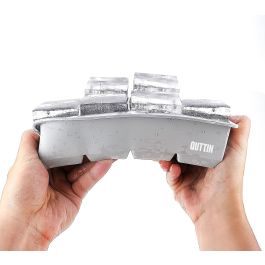 Quttin Cubitera Flexible de Silicona para 8 Cubitos 21.3x11.3x5 cm