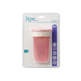 KioKids Vaso Step 3 Anti-Derrame para Bebés +12 Meses, Rosa