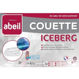 Abeil Edredón ligero ICEBERG 220x240cm poliéster FERAN ICE® 200g/m² fabricado en Francia