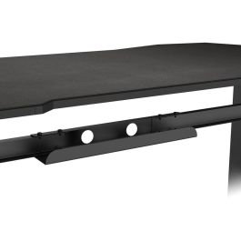 Sharkoon SGD20 Skiller Mesa Escritorio Gaming Ergonómica con Tablero MDF Negro y Diseño de Riñón para Configuración Diestra