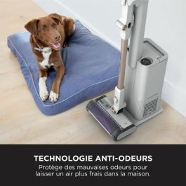 Shark IW3612EU Aspiradora Escoba Sin Cable, 240W, Vaciado Automático de 2 L, 4 Sensores, 3 Modos de Succión, Negro/Plata
