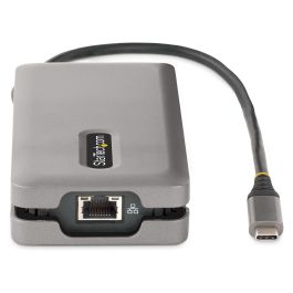 StarTech Docking Station USB-C con HDMI, DisplayPort, 4K 60Hz, 100W PD, USB 3.2, Ethernet Gigabit - Estación de Conexión Compacta