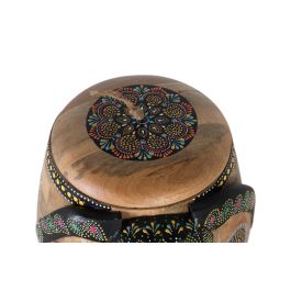 GINER Y COLOMER Figura Elefante de Madera de Mango Pintada a Mano 56 cm