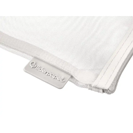 Liderpapel Bolsa zipper bag Poliéster Transpirable Multiusos DIN A5 Blanco