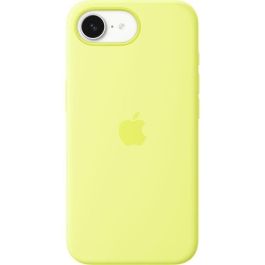 Apple iPhone 16e - Funda de Silicona, Amarillo Neón - MGYW4ZMA