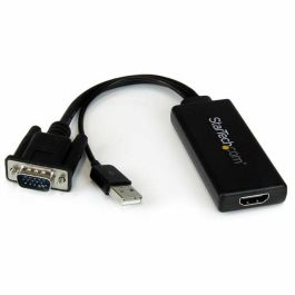 Adaptador HDMI a VGA Startech VGA2HDU Negro Adaptador HDMI a VGA Startech VGA2HDU Negro Precio: 66.50000038. SKU: S55057355