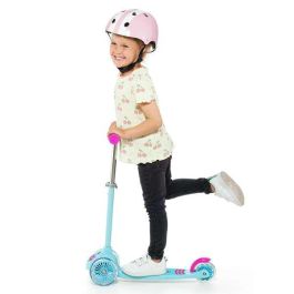 Patinete maxi scooter rosa 3 ruedas con luces 56 cm Patinete maxi scooter rosa 3 ruedas con luces 56 cm