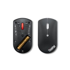 Lenovo ThinkPad Bluetooth Silent Mouse, Inalámbrico, Silencioso, 2400 DPI Ajustable, Bluetooth 5.0, Multi-Dispositivo, Sensor Óptico, Negro