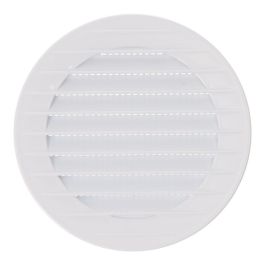 Edm Rejilla de ventilación redonda empotrable con mosquitera ø90mm ABS blanca Precio: 1.88999943. SKU: B18XDQKDZA