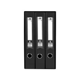 Liderpapel Módulo Archivador Folio 2 Anillas Mixtas 40mm Negro