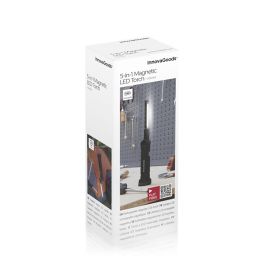 Linterna LED Recargable Magnética 5 en 1 Litooler InnovaGoods Linterna LED Recargable Magnética 5 en 1 Litooler InnovaGoods