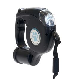 Mascow Correa Extensible 3 en 1 con Luz LED y Bolsas, 5 m, Plástico y Metal, Gris/Negro Surtido, 17x16x5 cm (12 Unidades)