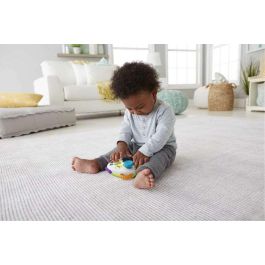 Fisher-Price Mi Primer Mando de Consola Multilenguaje para Bebés de 4 Meses a 3 Años con Luces y Sonidos