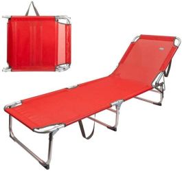 Tumbona plegable aluminio 3 posiciones modelo menorca textileno con asa 188x58x30/68cm Precio: 49.50000011. SKU: B1KKZ8GJXM