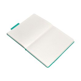 Cuaderno Con Gomilla Antartik Notes Tapa Dura A4 Hojas Rayas Turquesa 100 Hojas 80 gr Fsc