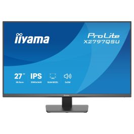 iiyama ProLite X2797QSU-B1 Monitor Gaming 27" QHD 2560x1440 IPS, 75Hz, 1ms, AMD FreeSync, Altavoces, USB-C, HDMI, DisplayPort, Negro