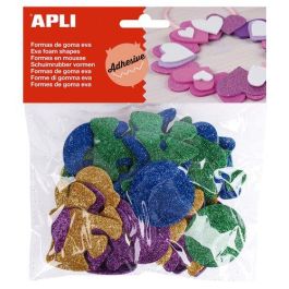 Goma Eva Apli Formas Adhesivas Con Purpurina Alfabeto Color Bolsa De 52 5 unidades Precio: 15.79000027. SKU: B1DPG7T5V4