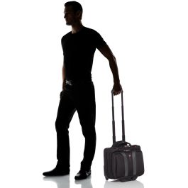 Wenger 600659 Maletín con Ruedas Granada, Trolley para Portátil 17 Pulgadas, Negro