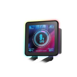 Mars Gaming ML-VISIONPRO240 Refrigeración Líquida AIO con Pantalla IPS 4" y Ventiladores ARGB para Intel y AMD