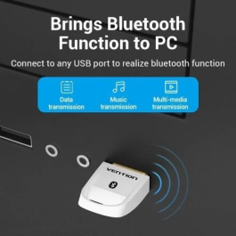 Vention Adaptador USB Bluetooth 5.0 CDSW0, Adaptador USB Inalámbrico para PC, Compatible con Múltiples Dispositivos y Sistemas Operativos, Transmisión Rápida de Datos y Audio Hi-Fi