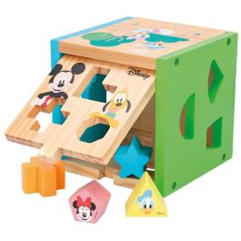 WOOMAX Cubo de madera de formas Mickey Minnie Disney 14 piezas +12 meses Precio: 21.49999995. SKU: B15EPDY3SR