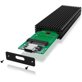 ICY BOX IB-1816M-C31 Carcasa Externa M.2 NVMe SSD USB-C 3.1 Gen 2 10Gbps Aluminio Negro