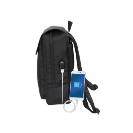 Mochila para Portátil Real Madrid C.F. Premium Negro 29 x 39 x 12 cm