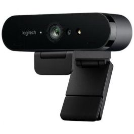 Logitech Brio Ultra HD 4K Webcam con Zoom Digital 5x, RightLight 3 HDR, Reconocimiento Facial - 960-001106