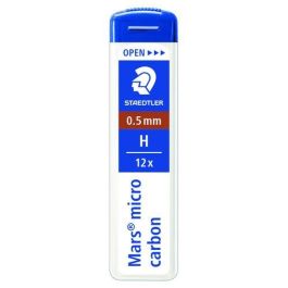Staedtler Minas Mars micro grafito 0,5 mm dureza H, tubo con 12 unidades de alta resistencia y flexibilidad Precio: 0.99000022. SKU: B1FXH4RV7P