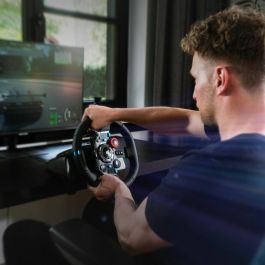Logitech Volante G29 Driving Force - Force Feedback, Compatible con PS3/PS4/PC, Construcción Duradera