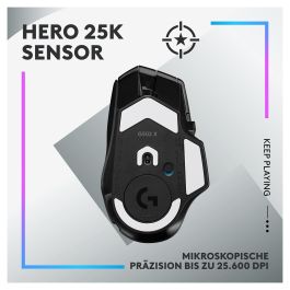 Logitech G502 X Plus Ratón Inalámbrico HERO 25K Negro