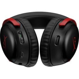 HP HyperX Cloud III Wireless Gaming Headset, 120h Batería, Audio Espacial DTS Headphone:X, Drivers 53mm, Multiplataforma PC/PS5/Switch