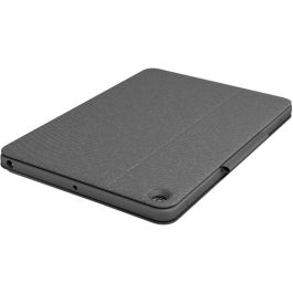 Logitech 920-009624 Combo Touch Teclado con Trackpad para Apple iPad 10.2"-10.5" (7ª/8ª Gen.) Alemán Grafito Retroiluminado