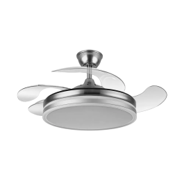 Ventilador Bayomo 59w 6980lm Niquel 4 Aspas Desp. 34,5/42x50/107d.3 Color. Motor DC Remoto+Reg.Intensidad Precio: 61.8899996. SKU: B12C7T6LM4