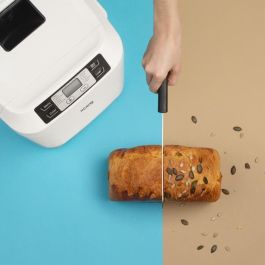 H.KoeNIG BAKE340 - Máquina para hacer pan con semillas - 12 programas - 3 niveles de cocción - 550W - 2 tamaños: 650 o 800g - Pantalla LCD