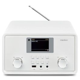 Medion MED1717434079310 Radio por Internet DAB+ Bluetooth 2 x 10 W RMS Blanco