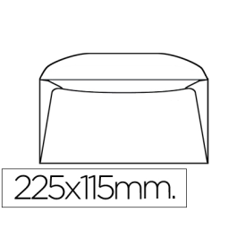 Liderpapel DL+ Sobre Blanco Americano 115 x 225 mm con Tira de Silicona Paquete de 25 Unidades Precio: 0.69000008. SKU: B13NEH25TR