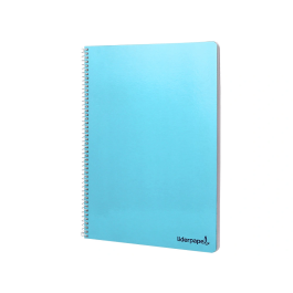 Liderpapel Cuaderno espiral folio tapa blanda 80 hojas 60gr milimetrado 2mm colores surtidos
