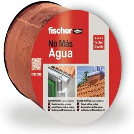 Fischer 564129 Banda Butílica Terracota 10 cm x 10 m Impermeable Autoadhesiva Marrón Teja