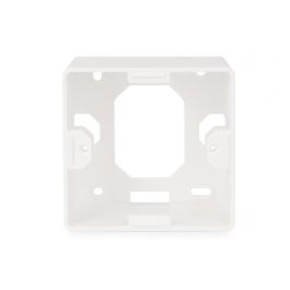 Digitus Caja de montaje en superficie para tomas Keystone 80x80mm, tipo alemán, blanco