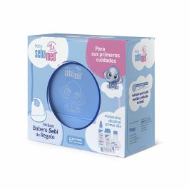 Sebamed CANASTILLA MEDIA BABERO SEBI Set de Regalo para Recién Nacido 5 piezas con Baño, Colonia, Crema, Leche Corporal y Babero Sin Alcohol Sebamed CANASTILLA MEDIA BABERO SEBI Set de Regalo para Recién Nacido 5 piezas con Baño, Colonia, Crema, Leche Corporal y Babero Sin Alcohol