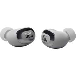 JBL Live Buds 3 Auriculares Inalámbricos Bluetooth, Color Plata, Resistentes al Agua IP55, Llamadas/Música/Deporte